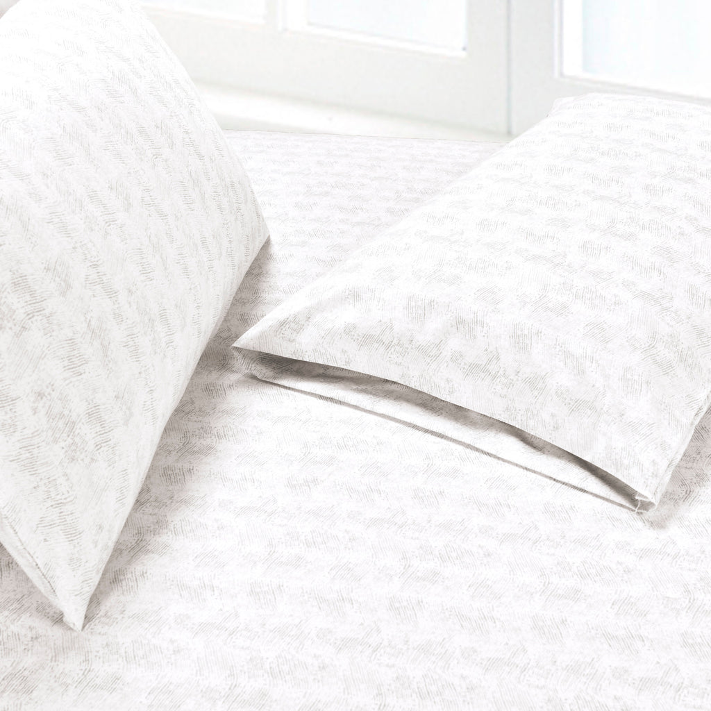 Elegant Comfort 6-Piece Floral and Stripe Pattern Sheet Set - Soft as a Hotel Premium Quality Bedding