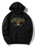 West Coast Eagle Print Hoodie