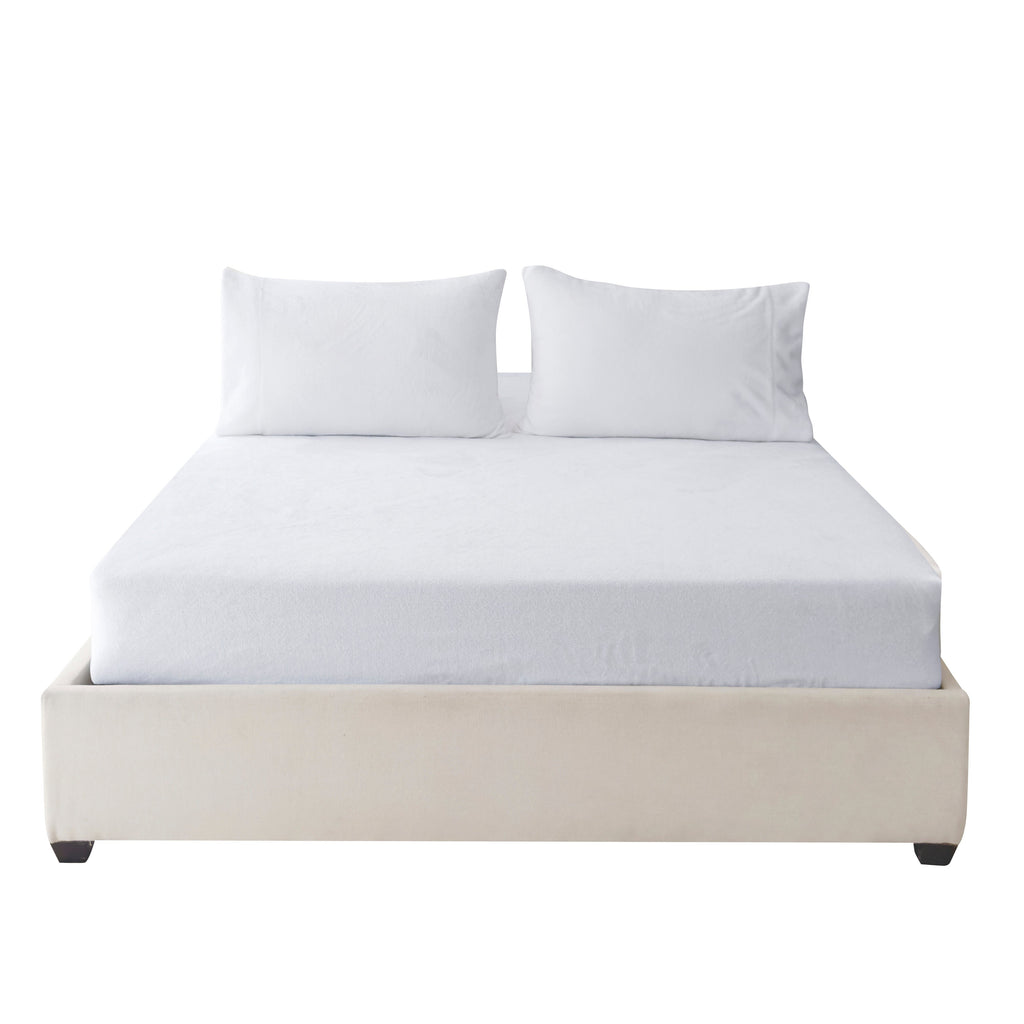 Elegant Comfort 4-Piece Velvet Plush Flannel Sheet Set