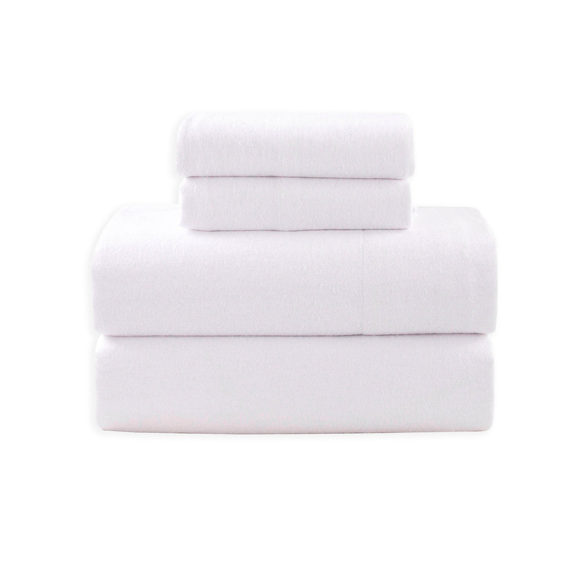 Elegant Comfort 4-Piece Cotton Flannel Sheet Set - 100% Turkish Cotton