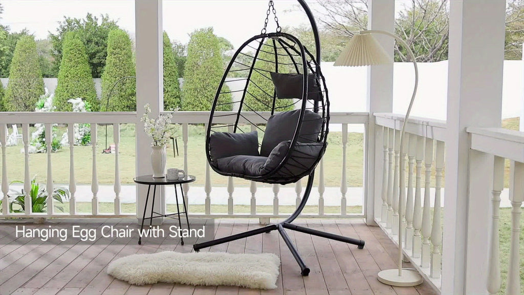 Wicker Egg Swing Chair for Comfortable Everyday Seating in Bedroom