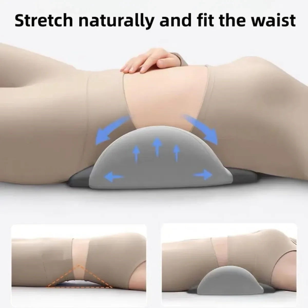 Ergonomic Memory Foam Lumbar Pillow