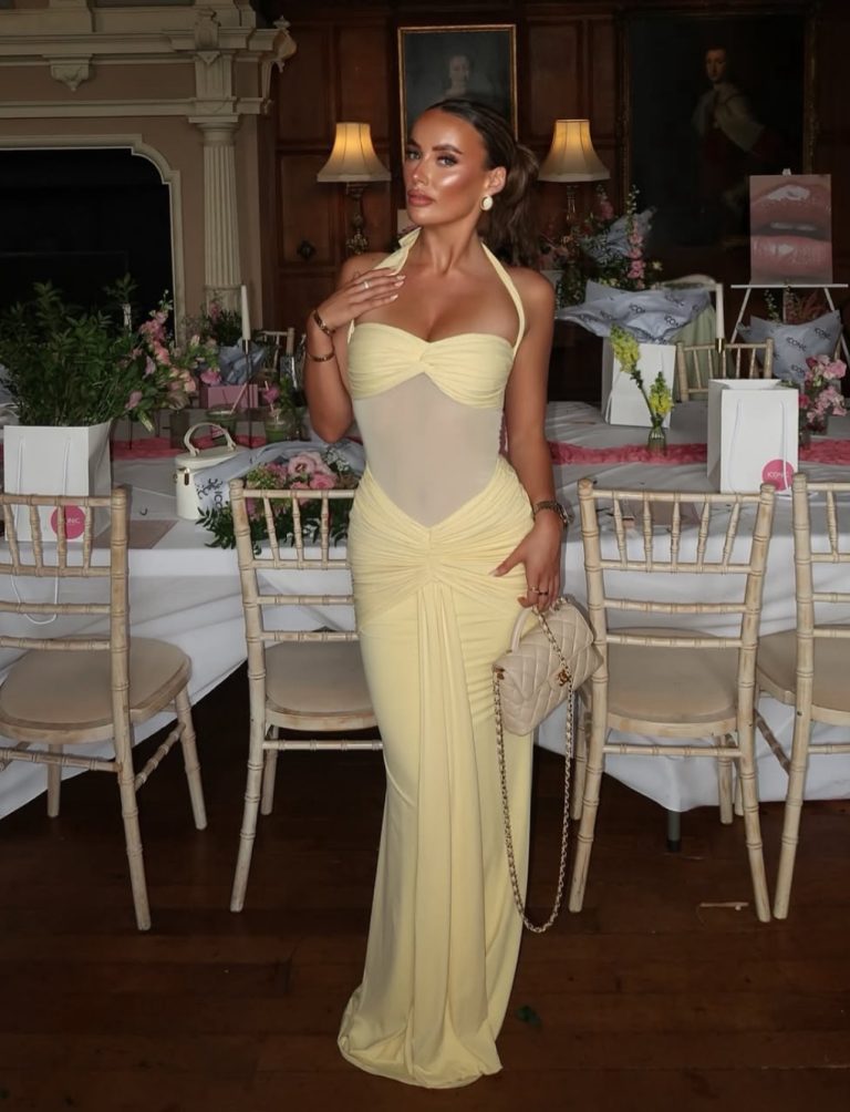 Maxikleid mit Neckholder für Hochzeitsgäste (Damen)