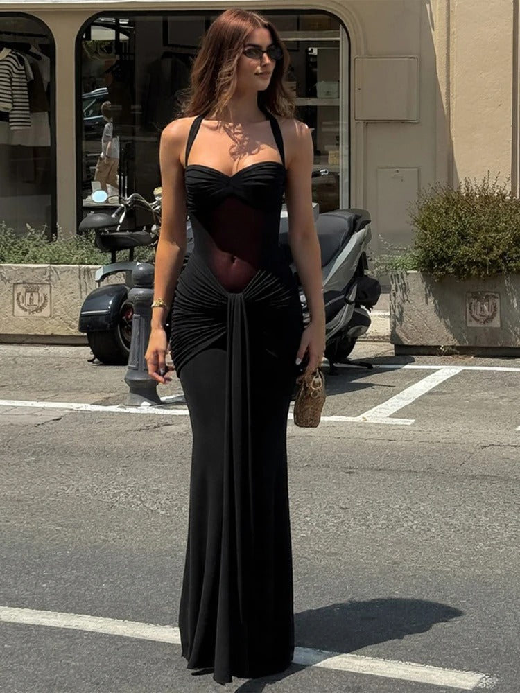Maxikleid mit Neckholder für Hochzeitsgäste (Damen)