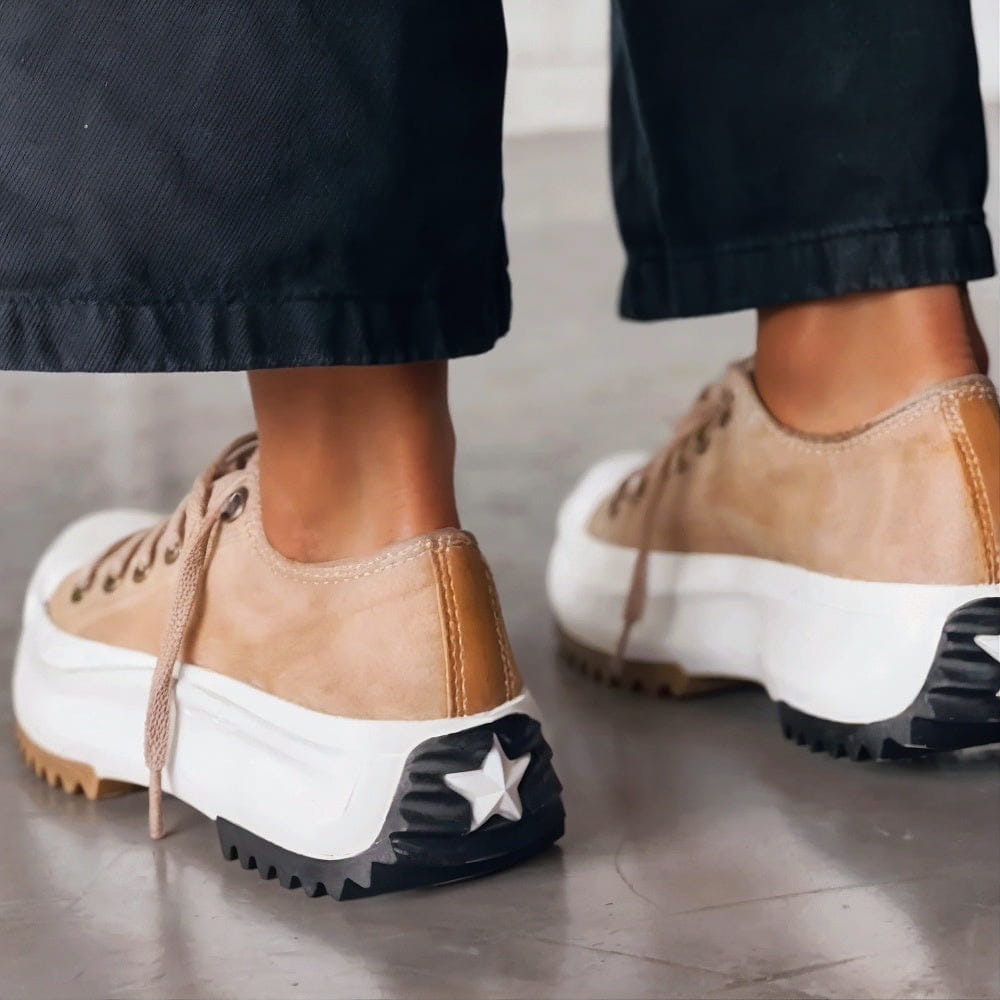 Women’s Lace-Up Low-Top Platform Sneakers