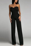 Women’s Strapless Wide Leg Jumpsuit
