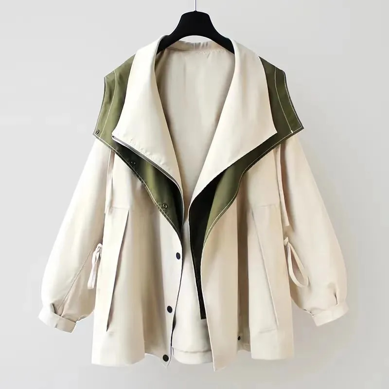 Women’s Hooded Windbreaker Rain Jacket