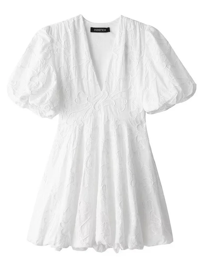 Sommerliches Spitzen-Minikleid für Damen