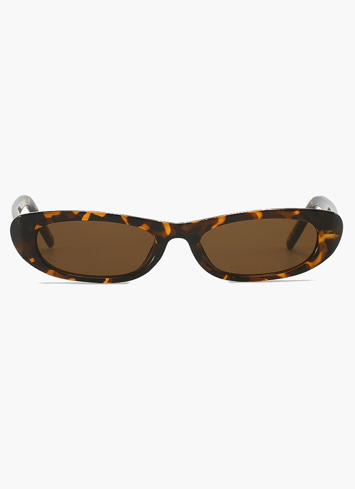 Women’s Narrow Oval Frame Sunglasses