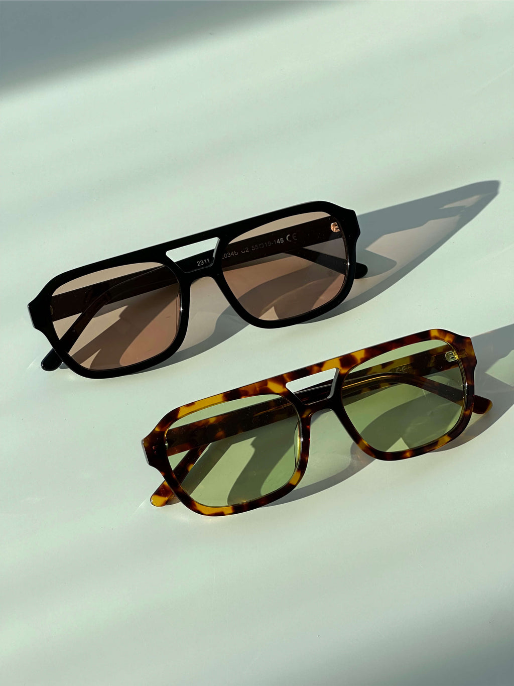 Women’s Square Frame Tinted Lens Sunglasses