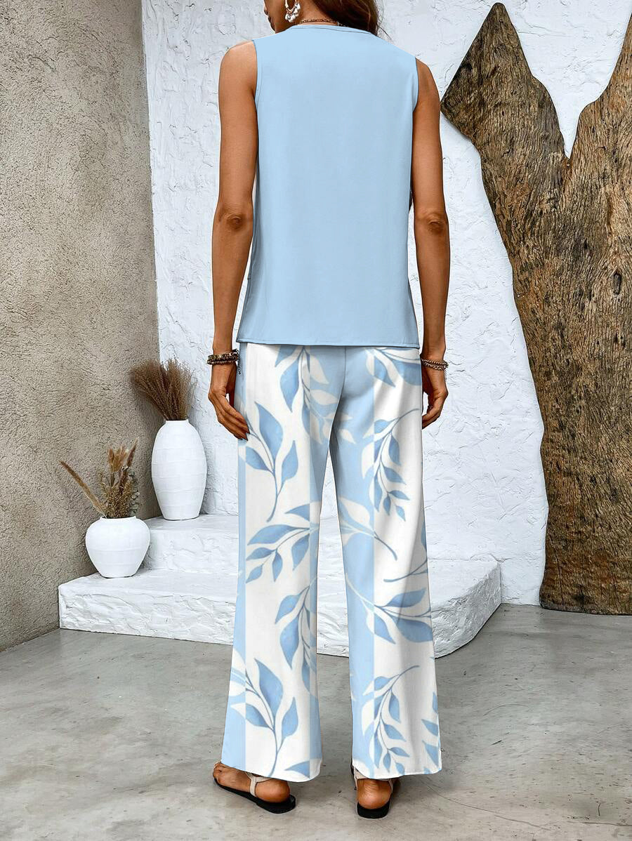 Women’s Tank Top & Wide Leg Pants 2 Piece Set