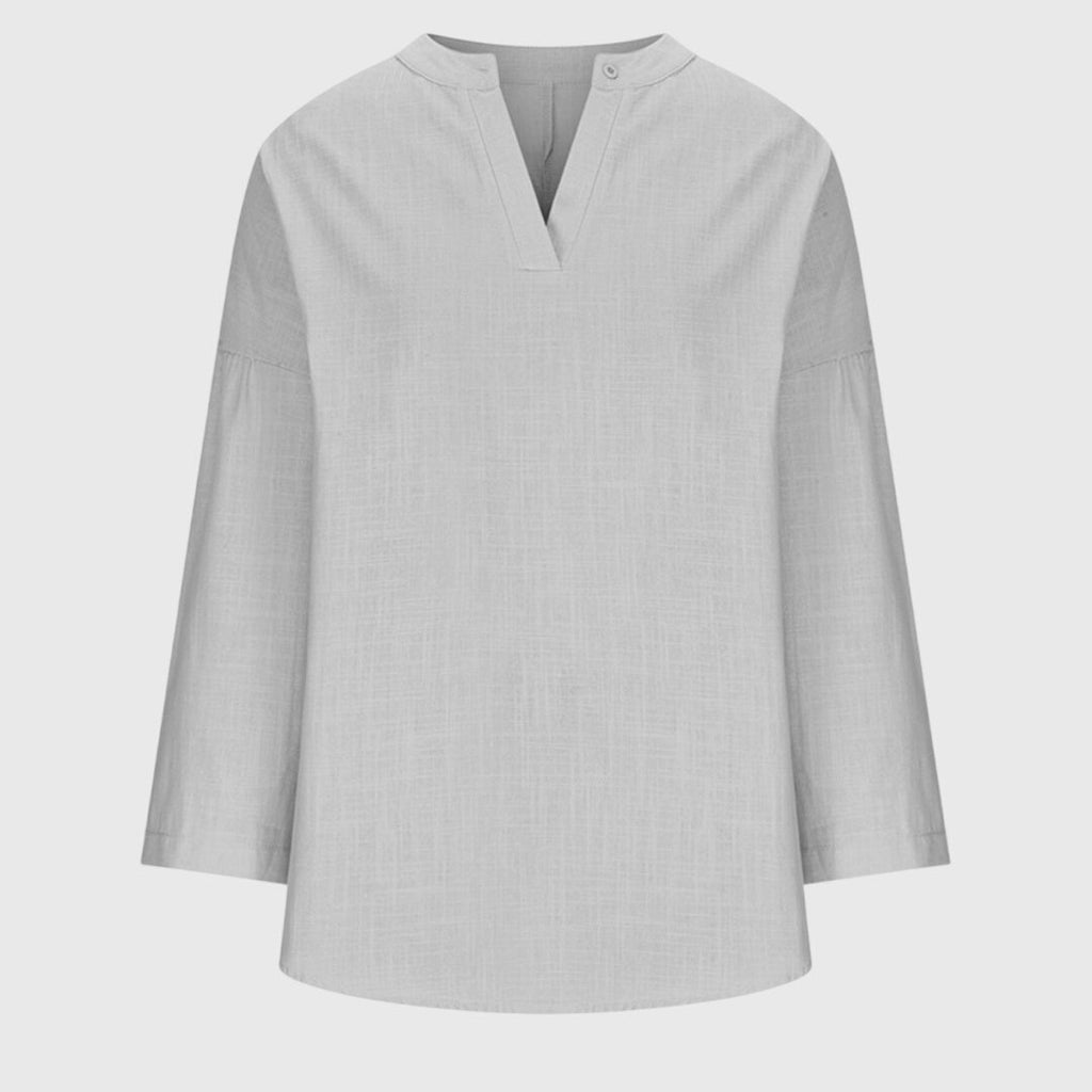 Women's Three Quarter Sleeve V-Neck Shirt