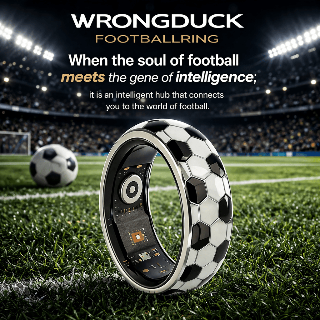 Bague intelligente Bluetooth de santé Wrongduck pour le football