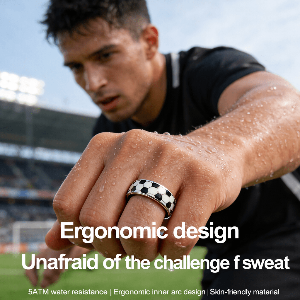 Bague intelligente Bluetooth de santé Wrongduck pour le football