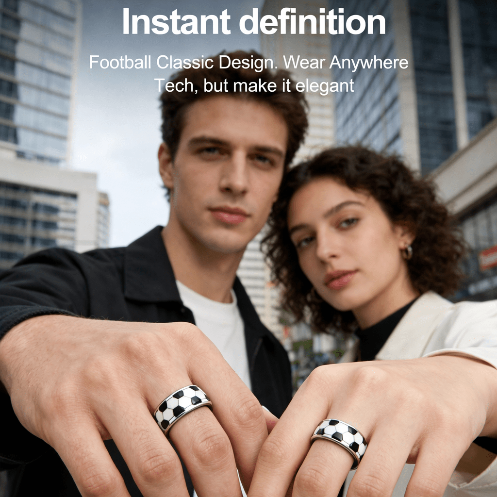 Bague intelligente Bluetooth de santé Wrongduck pour le football