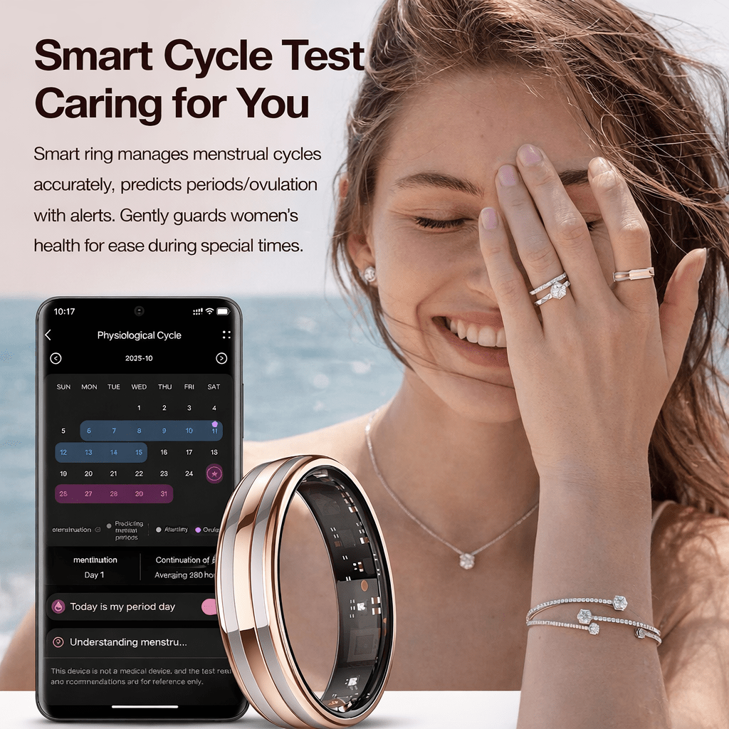 Wrongduck HR2 Anneau Intelligent Bluetooth Suivi de Santé