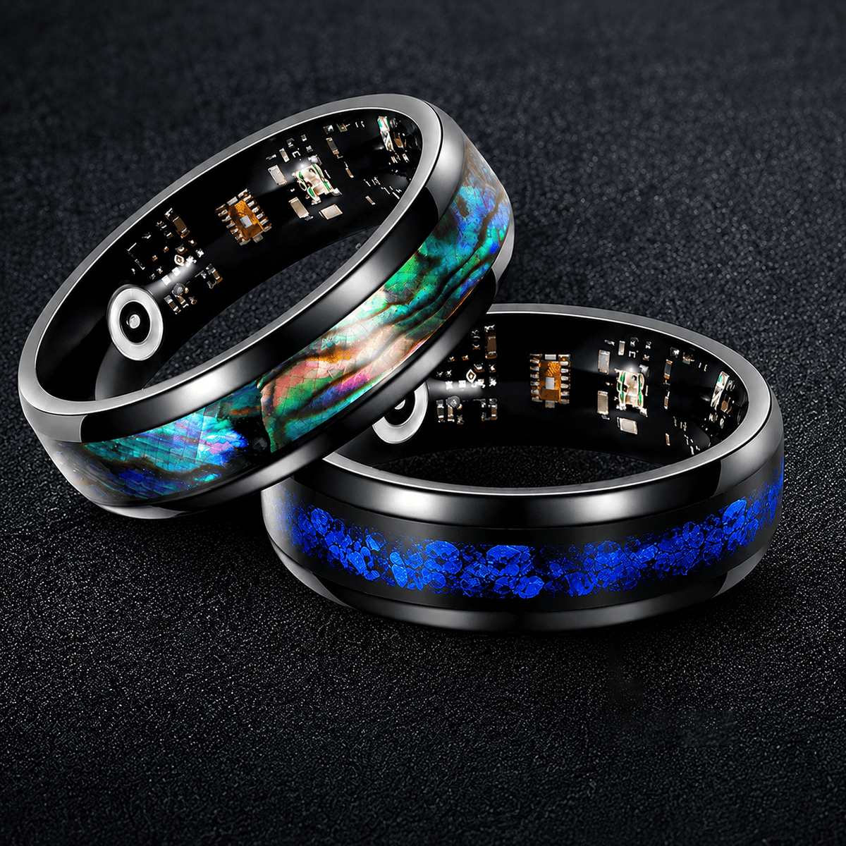 Wrongduck Anneau Intelligent Bluetooth Nebula Suivi de Santé
