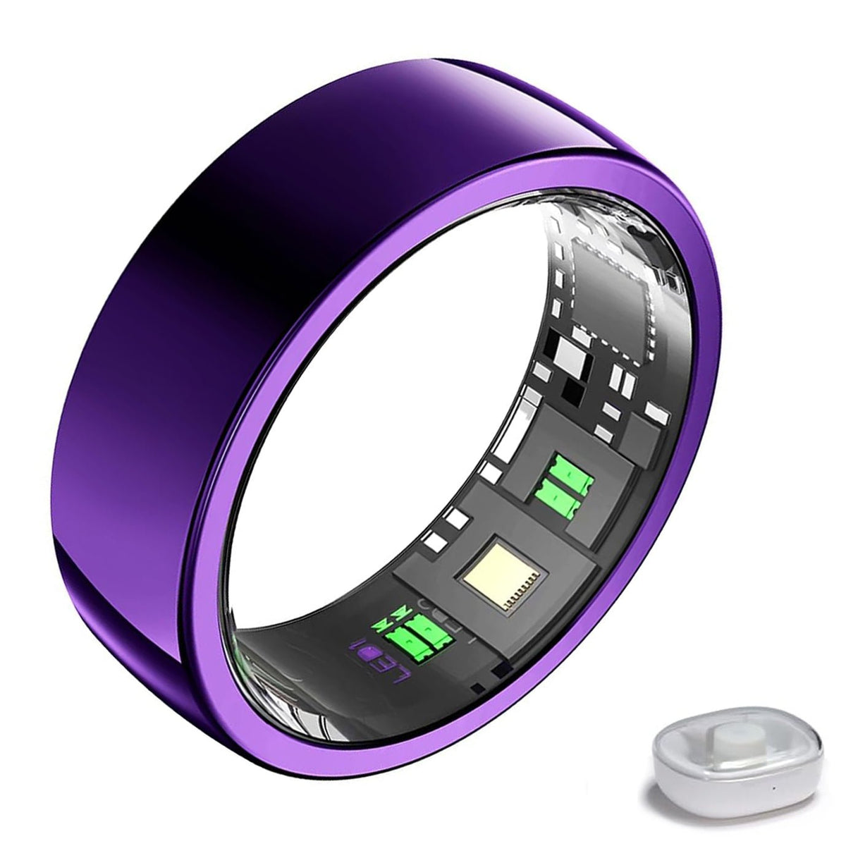 Wrongduck Anneau Intelligent Bluetooth Violet Suivi de Santé