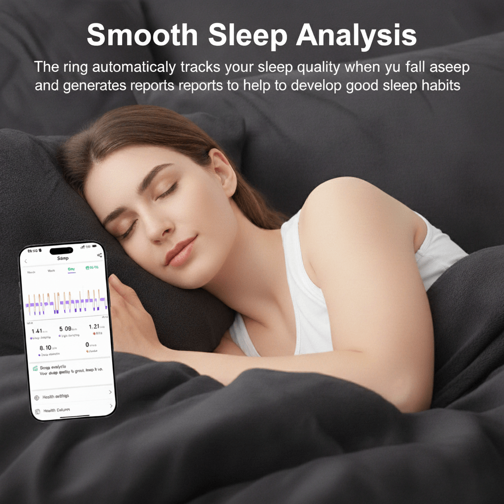 Wrongduck SR1 Anneau Intelligent Bluetooth Suivi de Santé