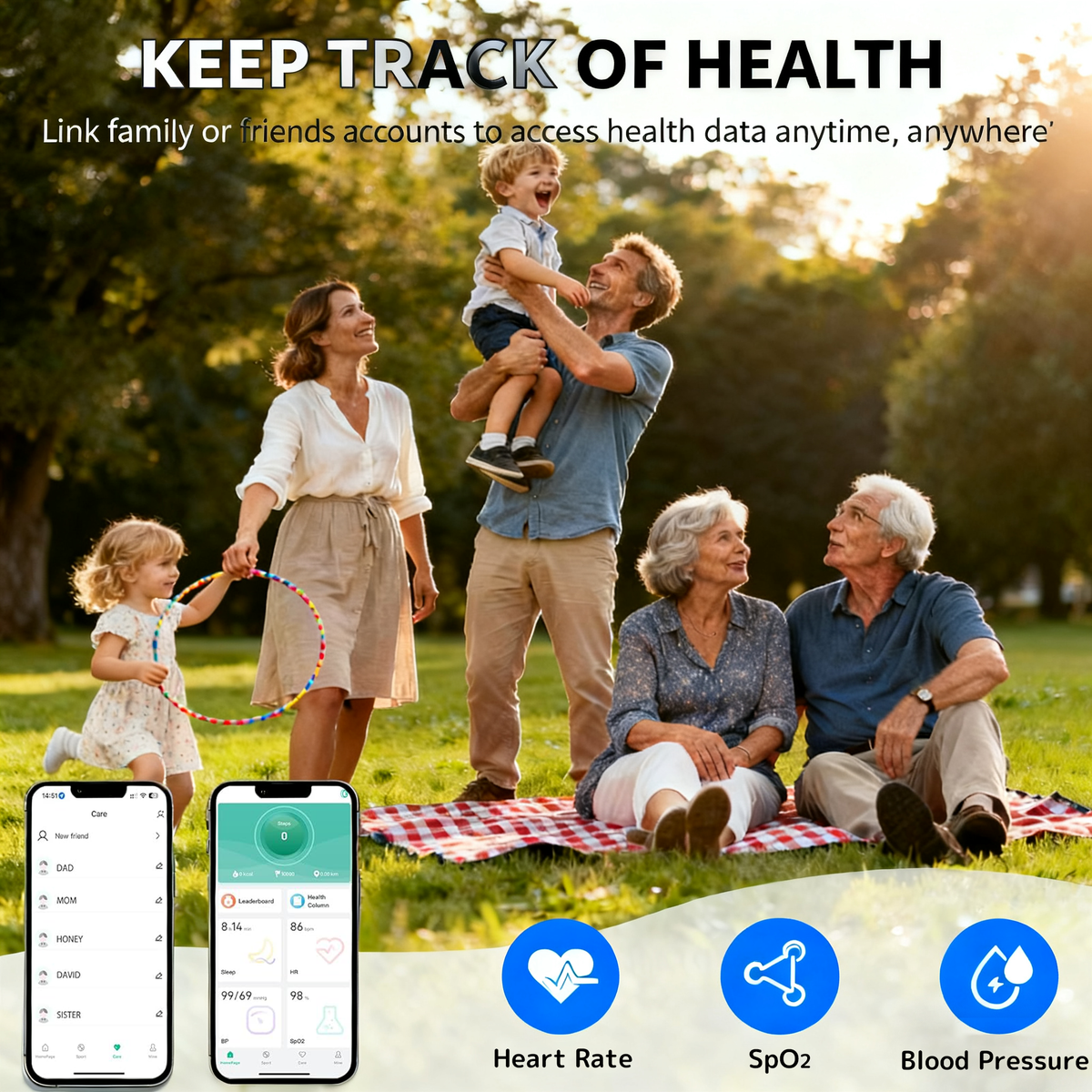 Wrongduck SR1 Anneau Intelligent Bluetooth Suivi de Santé