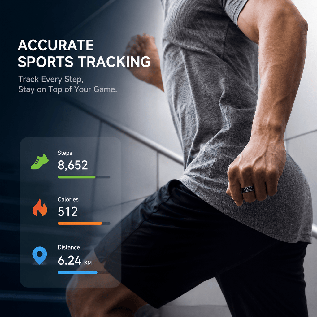 Wrongduck Anneau Intelligent Bluetooth SY1 Suivi de Santé Alertes de Vibration