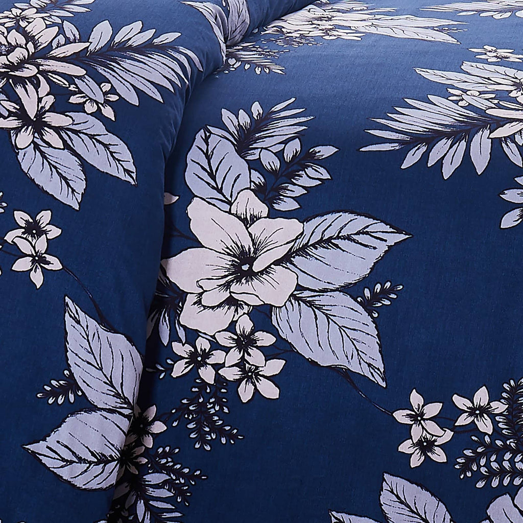 Southshore Fine Linens Flora 300 Thread-Count 100% Cotton Duvet Cover Set