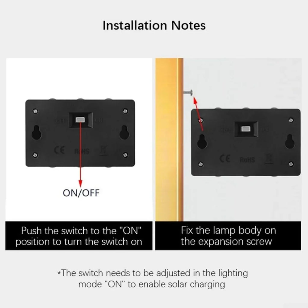 Waterproof Solar LED Wall Lamp