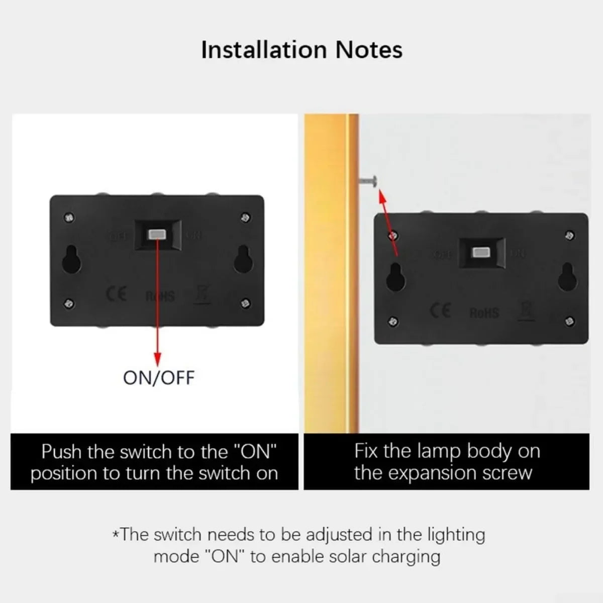 Waterproof Solar LED Wall Lamp