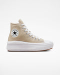 Converse Chuck Taylor All Star Move Women's Platform High-Top Sneakers — Beach Stone Canvas