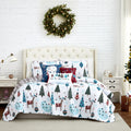 Southshore Fine Linens Winter Woodland 6PC Quilt Set