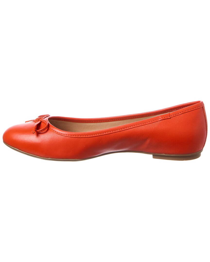 French Sole Emerald Leather Flat