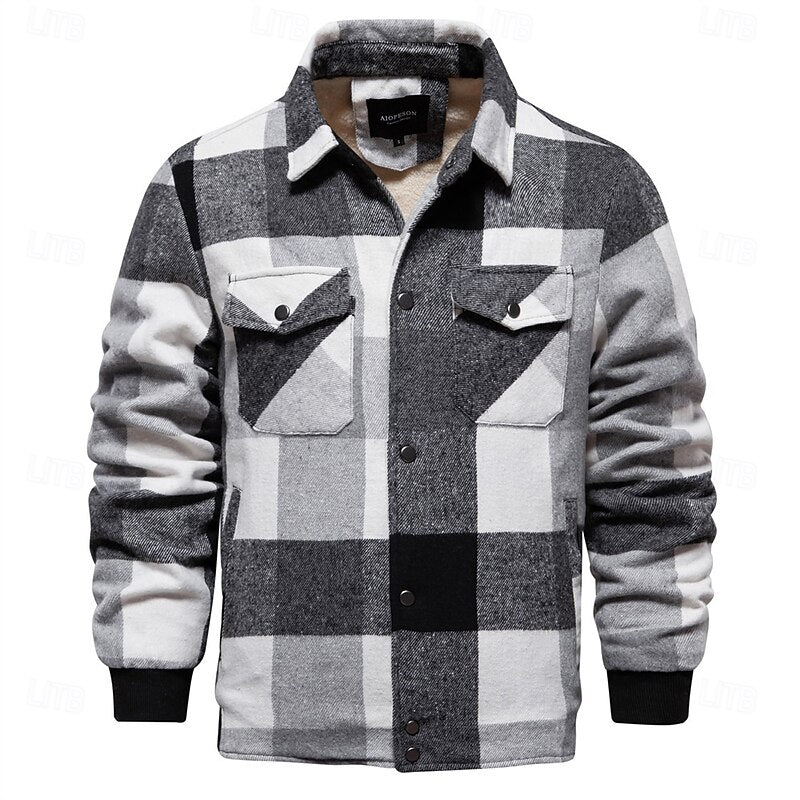 Prescott | Robuste karierte Hemdjacke