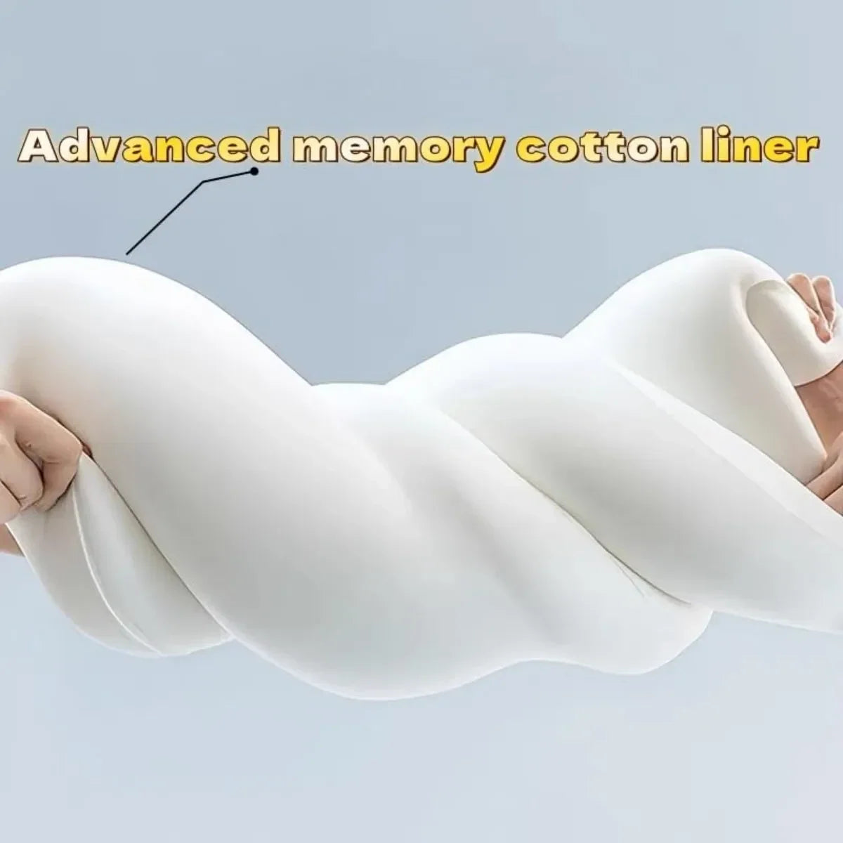 Ergonomic Memory Foam Lumbar Pillow