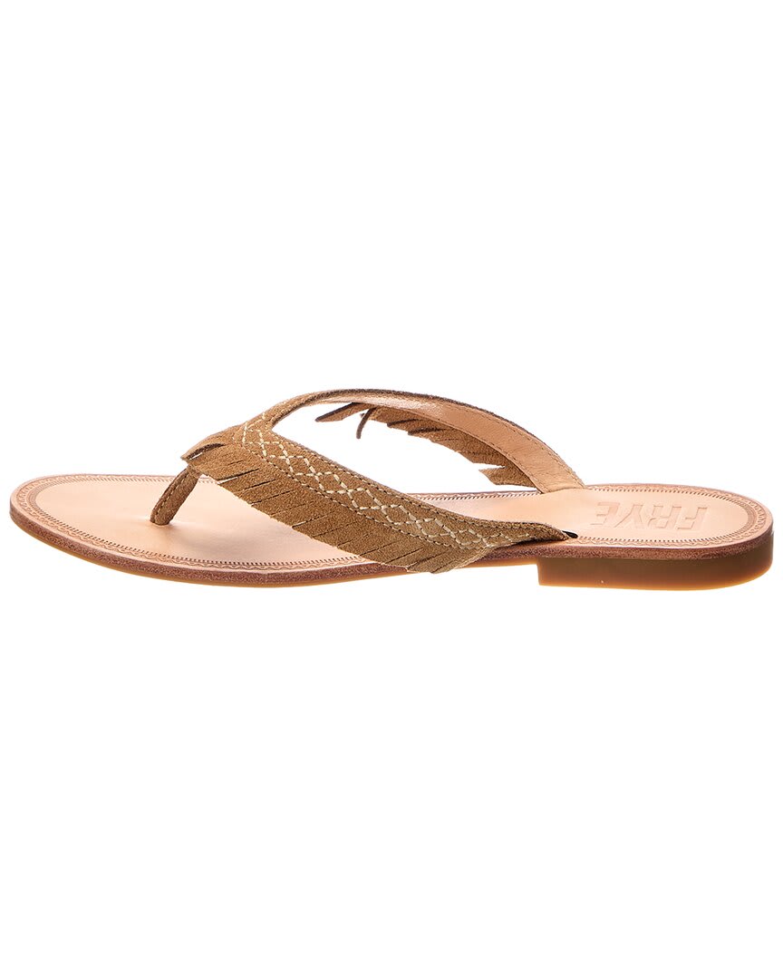 Frye Ava Fringe Suede Sandal