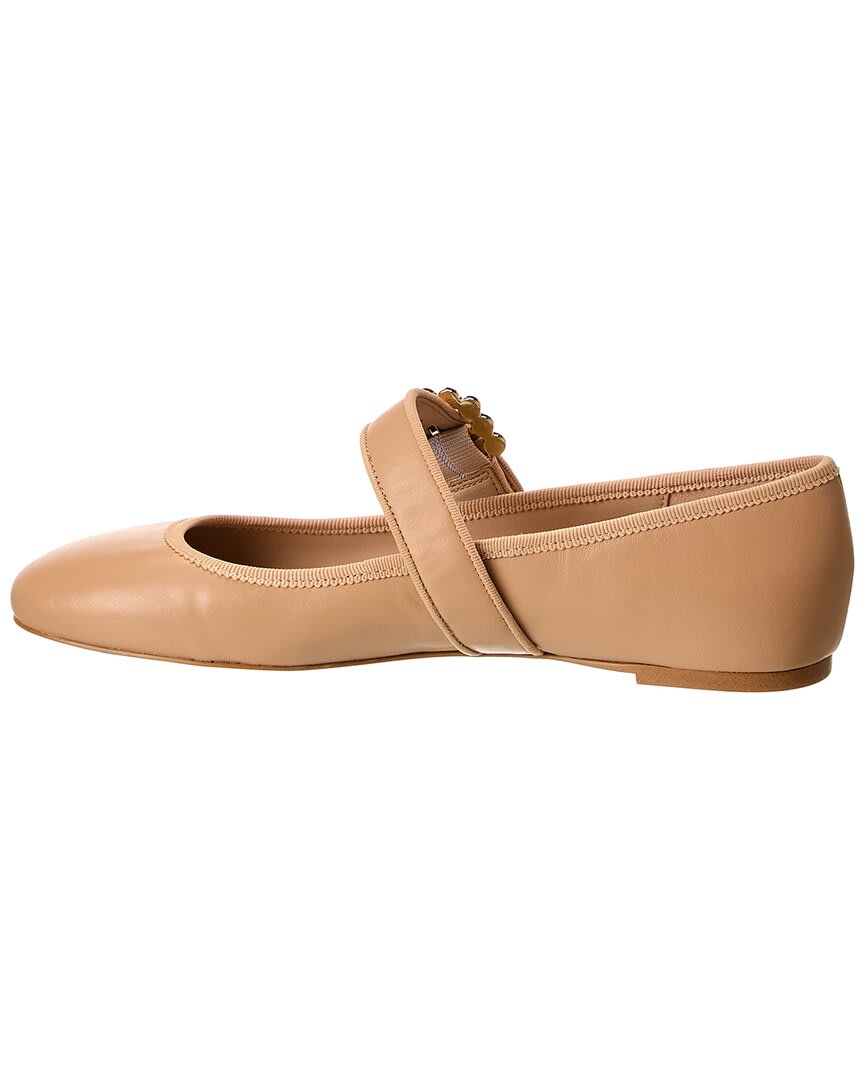 Stuart Weitzman Piper Leather Ballet Flat