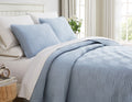 Southshore Fine Linens Grid Oversized Quilt Set