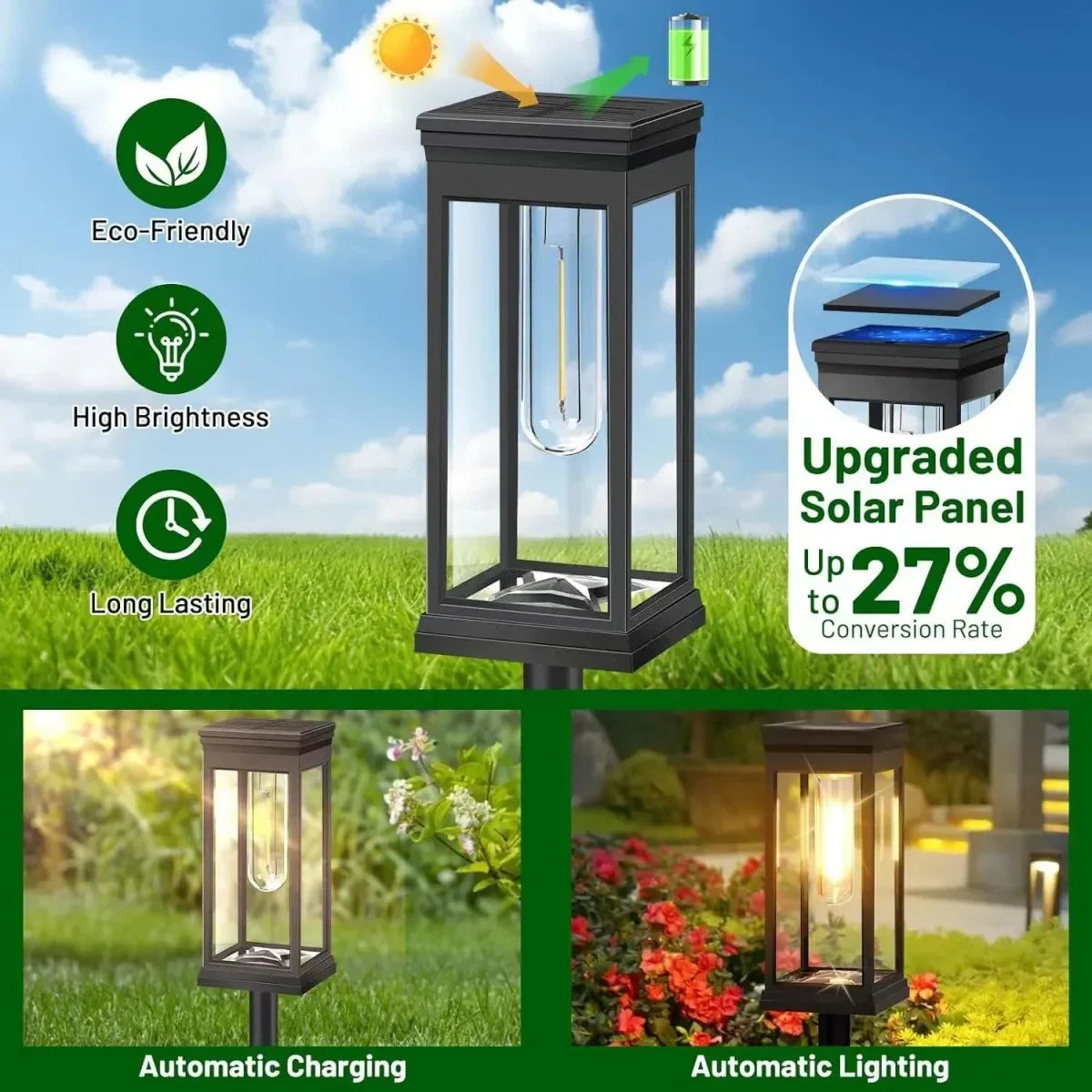 Solar Outdoor Pathway Lights