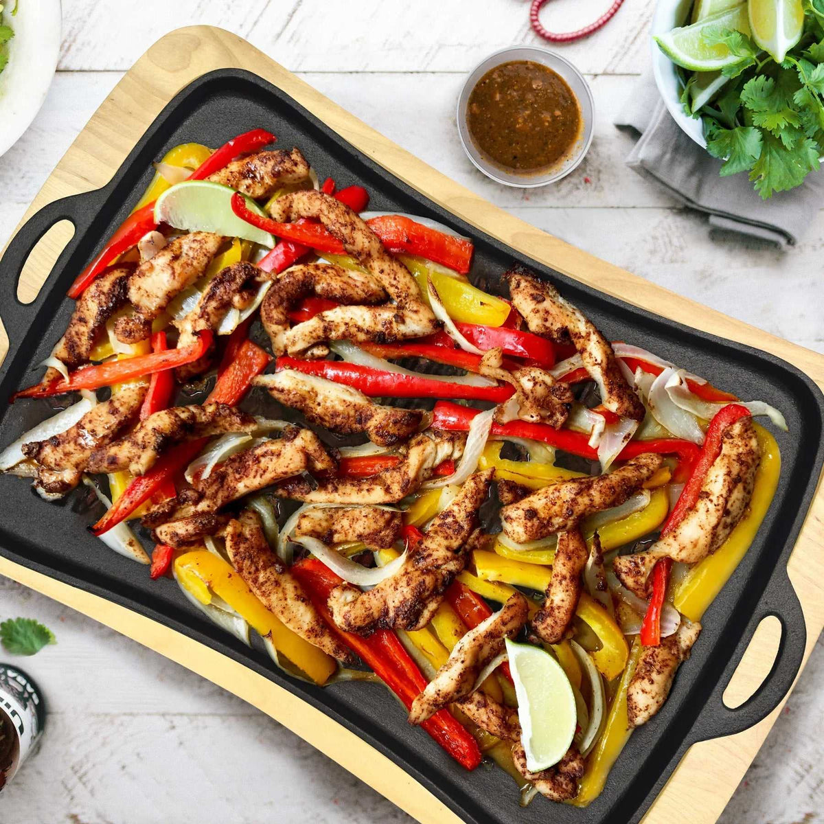 Jim Beam Cast Iron Grill Pan Set