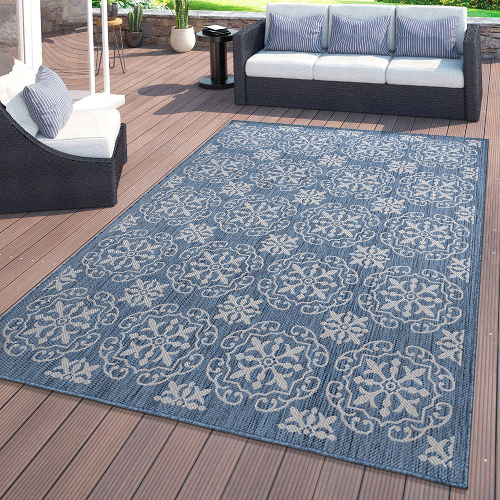 World Rug Gallery Palm Collection 5'x7'