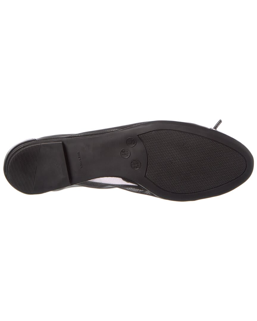 French Sole Cordelia Shimmer Mesh & Leather Flat