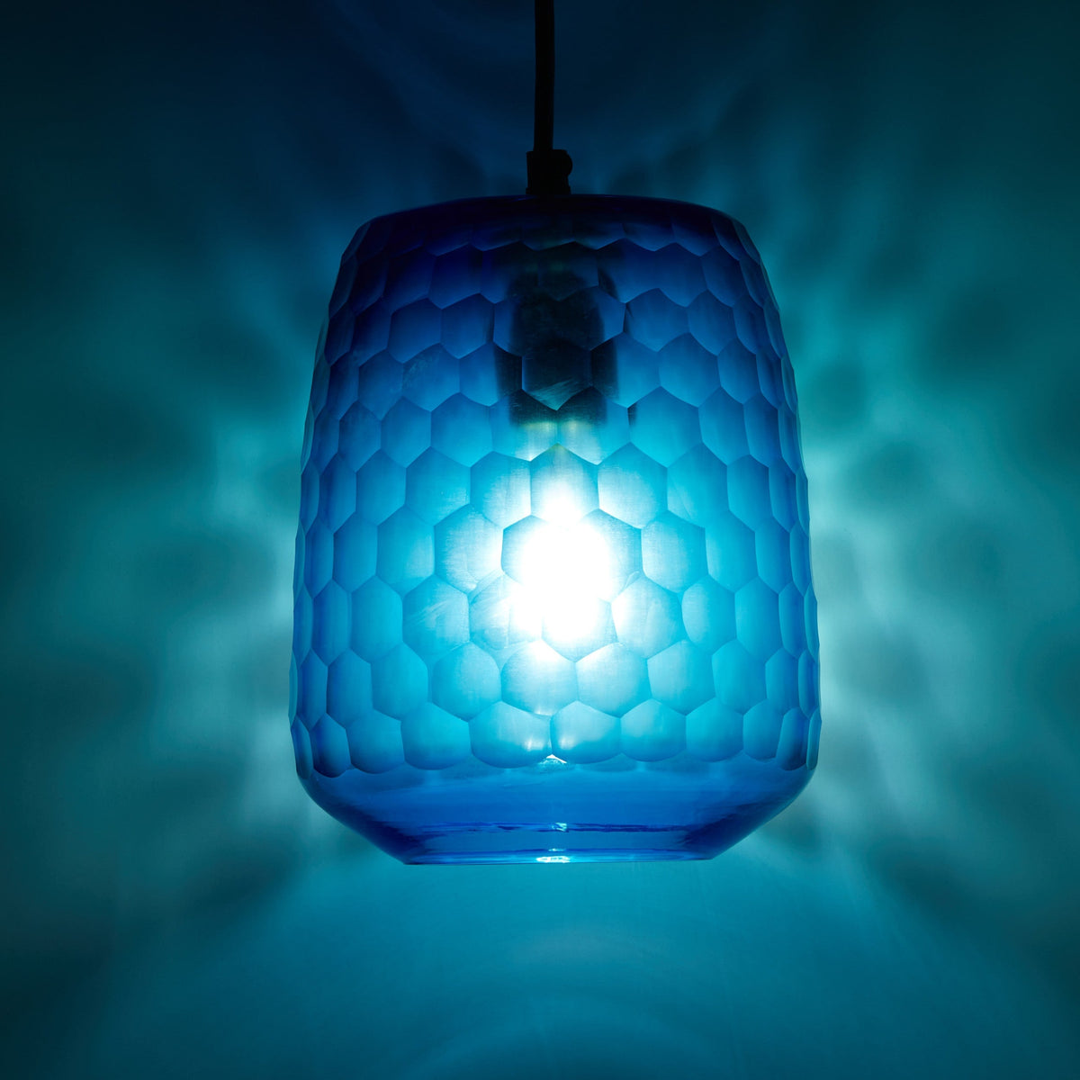 River of Goods Hanging Lamp - Blue & Black