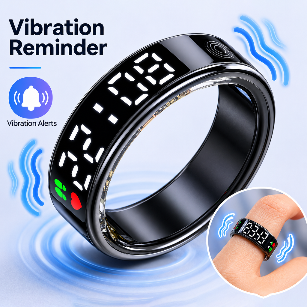 Wrongduck SR2 Anneau Intelligent Bluetooth Suivi de Santé