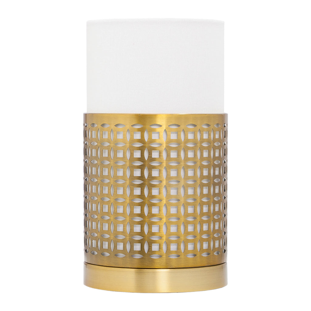 River of Goods Geometric Gold Accent Lamp