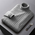 Gregory | Rollkragenpullover mit Zopfmuster