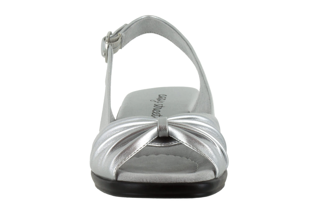 Easy Street Women's Fantasia Silver Slingback Sandals