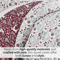 Southshore Fine Linens Holiday Harmony Oversized Duvet Cover Set