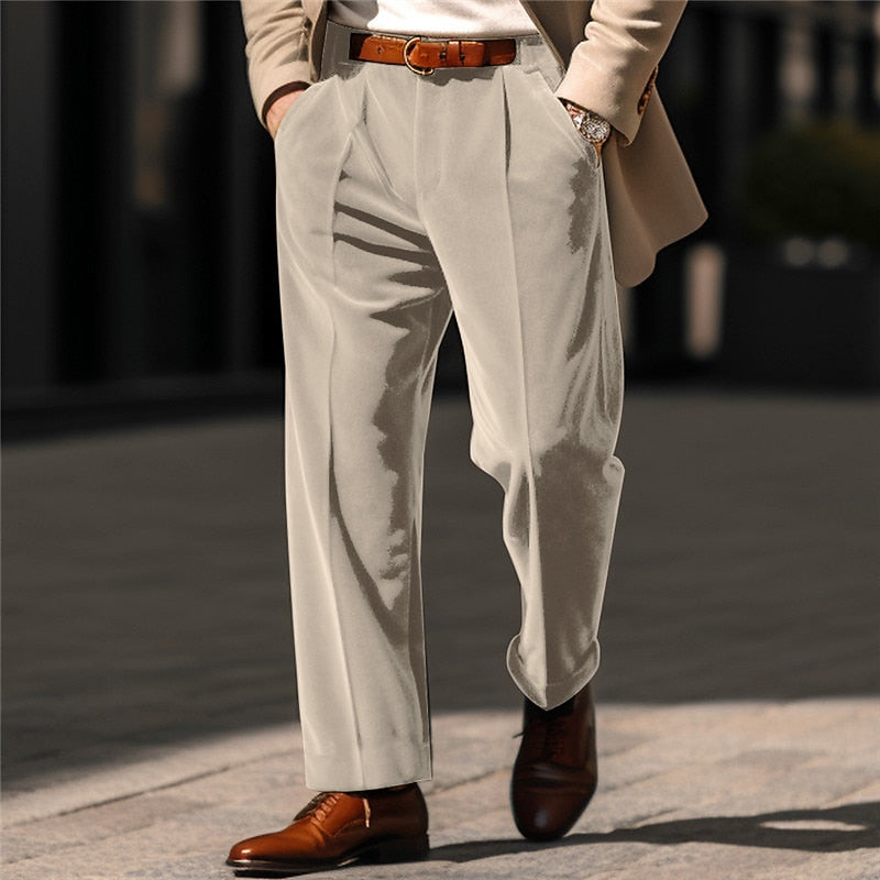 Gareth | Maßgeschneiderte Hose mit geradem Bein