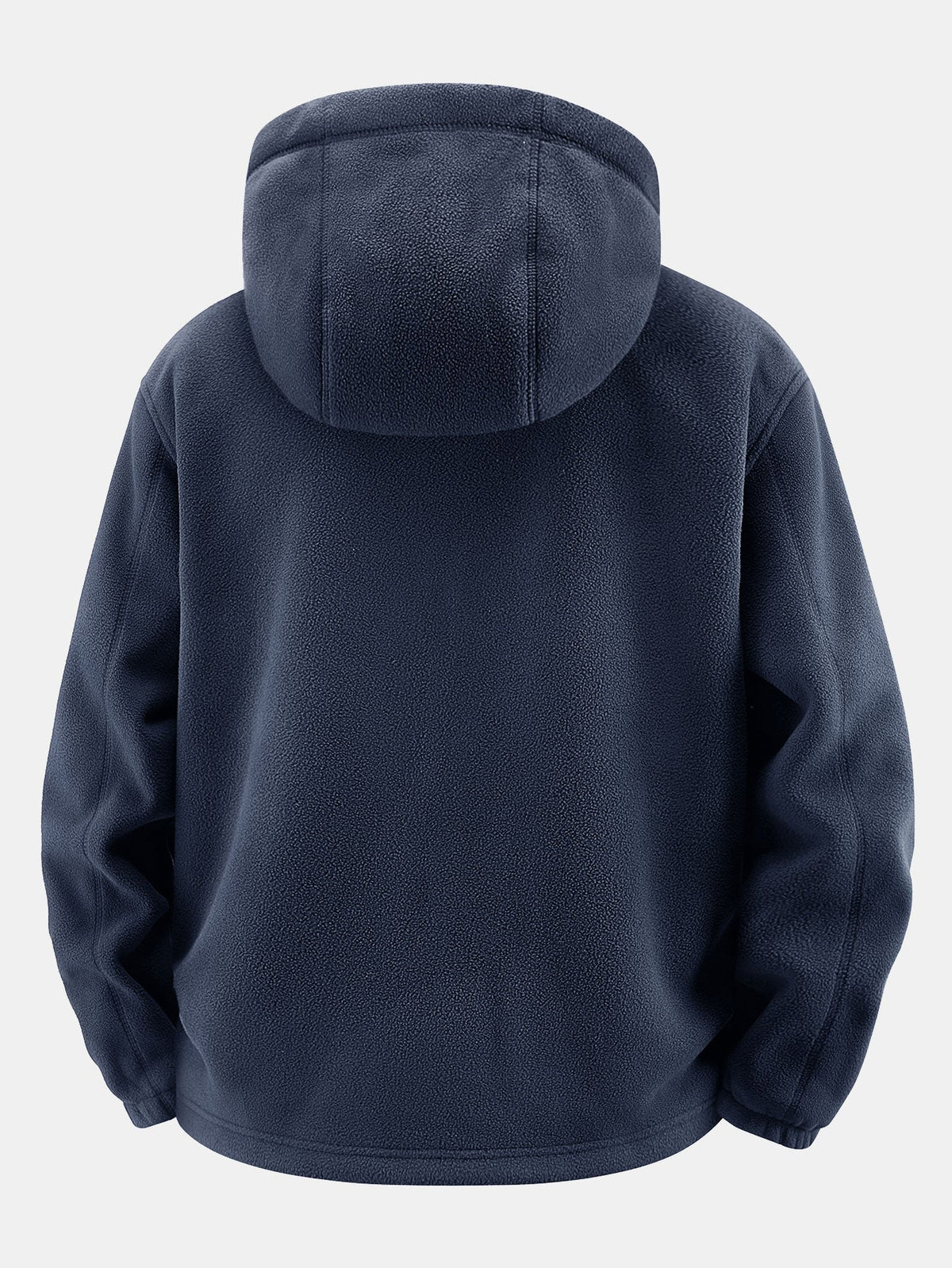 Teddy Fleece Lined Polar Fleece Hooded Coat
