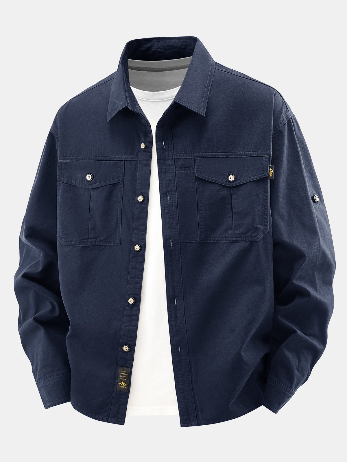 Chino Utility Pocket Overshirt