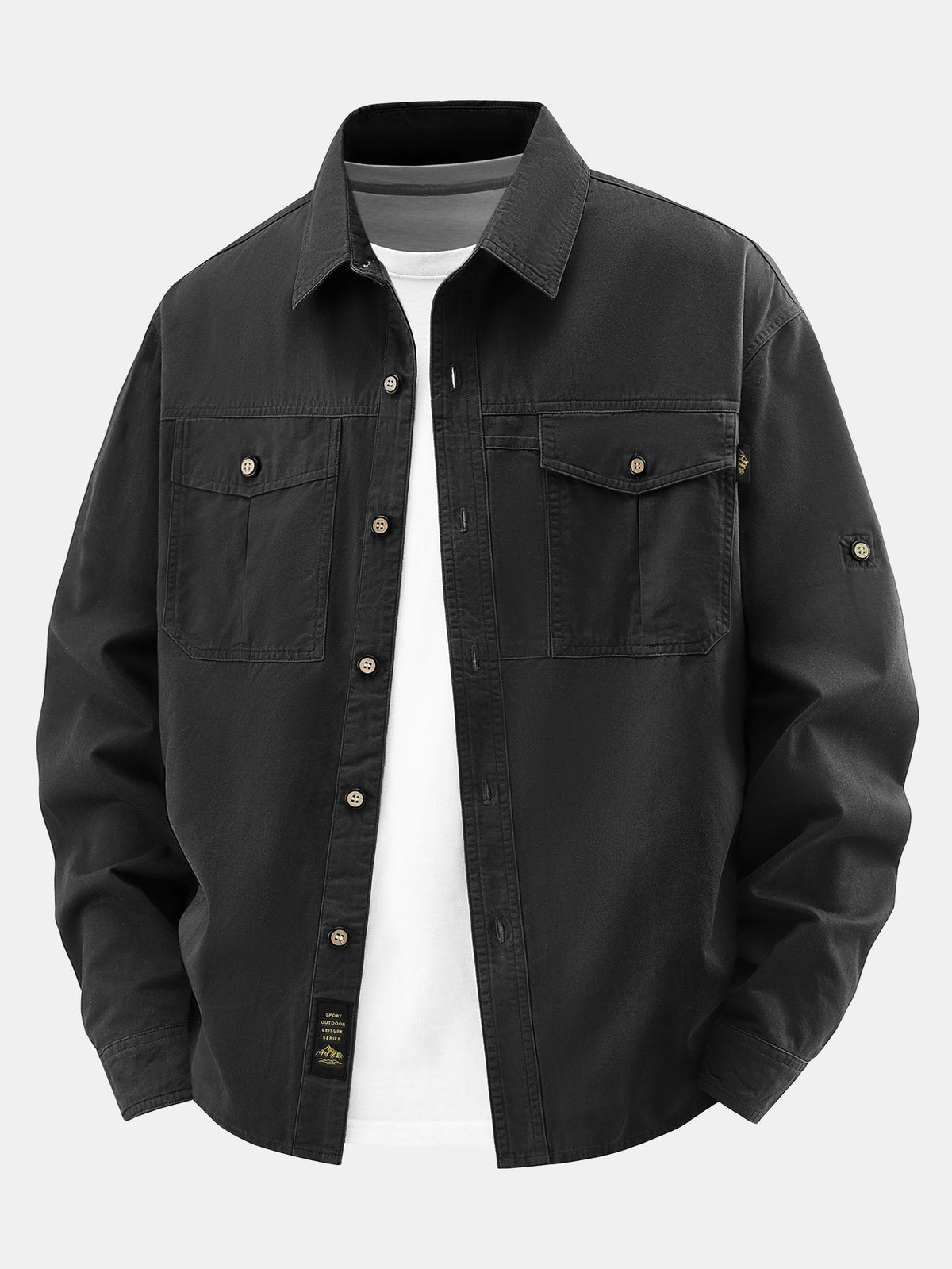 Chino Utility Pocket Overshirt